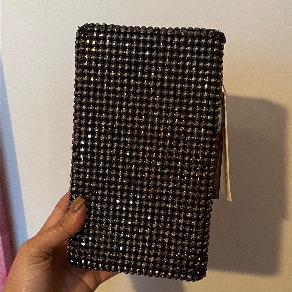 SOLD! Black Rhinestone Clutch